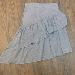 Rampage Gingham Aysmetrical Skirt    Size S